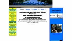 What San-juan-del-sur-info.com website looked like in 2020 (3 years ago)