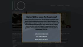 What Salonilo.com website looked like in 2020 (3 years ago)