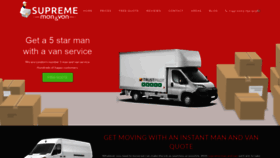 What Suprememanvan.com website looked like in 2020 (3 years ago)