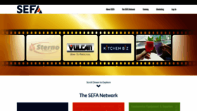 What Sefa.com website looked like in 2020 (3 years ago)
