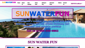 What Sunwaterfun.com website looked like in 2020 (3 years ago)