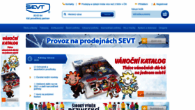 What Sevt.cz website looked like in 2020 (3 years ago)