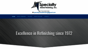 What Specialtymetalfinishing.com website looked like in 2020 (3 years ago)