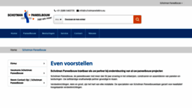 What Schotmanpaneelbouw.eu website looked like in 2020 (3 years ago)