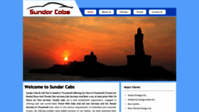 What Sundarcabs.com website looked like in 2020 (3 years ago)