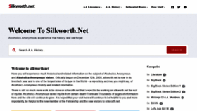 What Silkworth.net website looked like in 2020 (3 years ago)