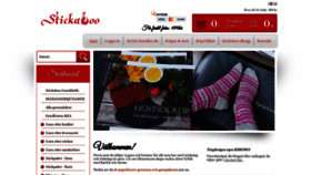 What Stickabooden.se website looked like in 2020 (3 years ago)