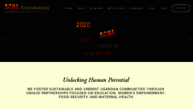 What Souluganda.org website looked like in 2020 (3 years ago)