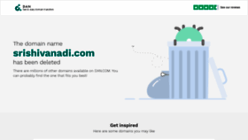 What Srishivanadi.com website looked like in 2020 (3 years ago)