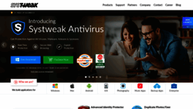 What Systweak.com website looked like in 2020 (4 years ago)