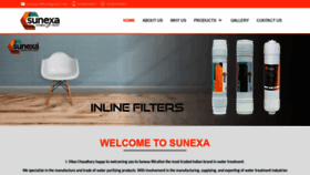 What Sunexa.in website looked like in 2020 (3 years ago)