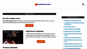 What Stayonthecourt.com website looked like in 2020 (3 years ago)