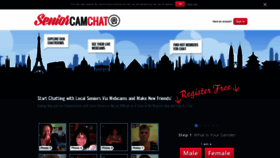 What Seniorcamchat.com website looked like in 2020 (3 years ago)