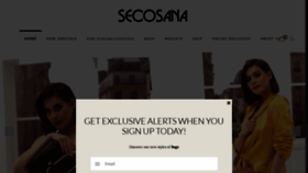 What Secosana.com.ph website looked like in 2020 (3 years ago)