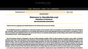 What Slackbuilds.org website looked like in 2020 (3 years ago)