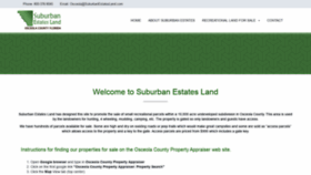 What Suburbanestatesland.com website looked like in 2020 (3 years ago)
