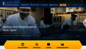 What Sanjac.college website looked like in 2020 (3 years ago)