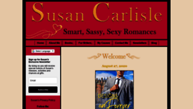 What Susancarlisle.com website looked like in 2020 (3 years ago)
