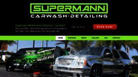 What Supermanndetailing.com website looked like in 2020 (3 years ago)