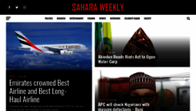 What Saharaweeklyng.com website looked like in 2020 (3 years ago)