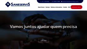 What Saneservismg.com.br website looked like in 2020 (3 years ago)