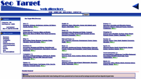 What Seotarget.net website looked like in 2020 (3 years ago)