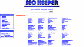 What Seokeeper.com website looked like in 2020 (3 years ago)