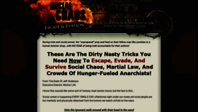 What Socialchaossurvivalguide.com website looked like in 2020 (3 years ago)