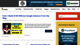 What Satishkushwaha.com website looked like in 2020 (4 years ago)