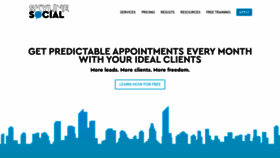 What Skylinesocial.com website looked like in 2020 (3 years ago)