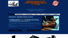 What Sos-informatique69.com website looked like in 2020 (3 years ago)