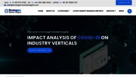 What Stratagemmarketinsights.com website looked like in 2020 (3 years ago)