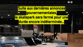 What Skateparkbiarritz.com website looked like in 2020 (3 years ago)