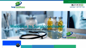 What Surgicoordinator.com website looked like in 2020 (3 years ago)