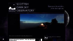 What Scottishdarkskyobservatory.co.uk website looked like in 2020 (3 years ago)