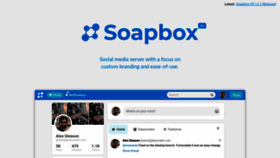 What Soapbox.pub website looked like in 2020 (4 years ago)