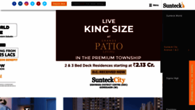 What Sunteckindia.com website looked like in 2020 (3 years ago)