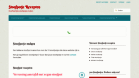 What Stoofpotje.net website looked like in 2020 (4 years ago)