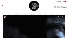 What Serbiafashionweek.com website looked like in 2020 (3 years ago)