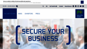 What Security-messe.de website looked like in 2020 (3 years ago)
