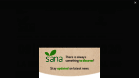 What Sana.it website looked like in 2020 (3 years ago)