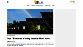 What Solarpoweredblog.com website looked like in 2020 (3 years ago)