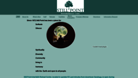 What Stillpointretreatcenter.com website looked like in 2020 (3 years ago)