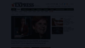 What Scottishdailyexpress.co.uk website looked like in 2020 (3 years ago)