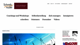 What Schreibnudel.de website looked like in 2020 (3 years ago)