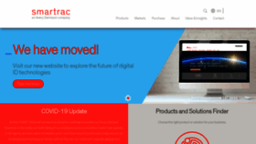 What Smartrac-group.com website looked like in 2020 (3 years ago)