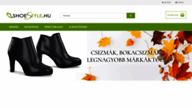 What Shoestyle.hu website looked like in 2020 (3 years ago)
