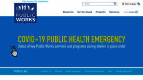 What Sfpublicworks.org website looked like in 2020 (3 years ago)
