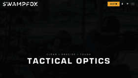What Swampfoxoptics.com website looked like in 2020 (3 years ago)