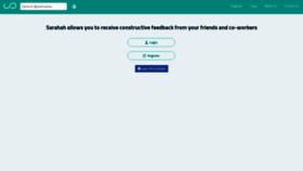What Sarahah.com website looked like in 2020 (3 years ago)